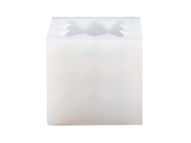 La Petite Epicerie Kubus siliconen mal facet 7,2 cm