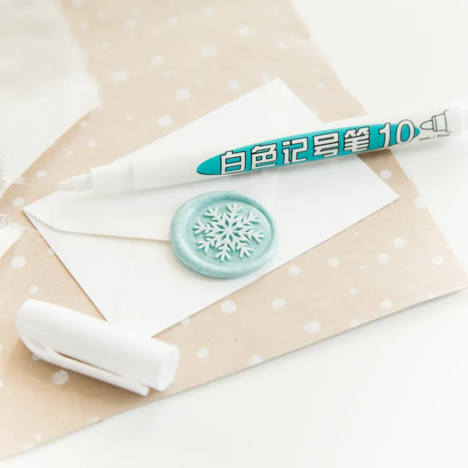 Jessy at Sea Wax Seal Pen lakstift wit metallic marker