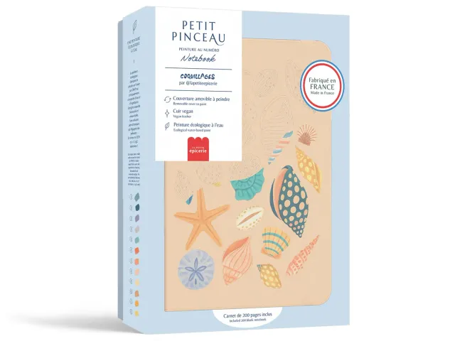 La Petite Epicerie Petit Pinceau Coquillage notitieboek A5