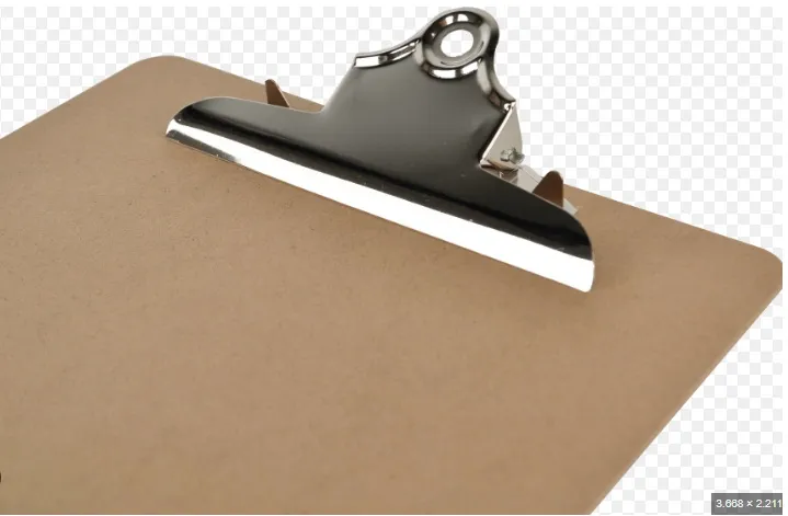 LTC-Leiden MDF klembord A4 met metalen klem
