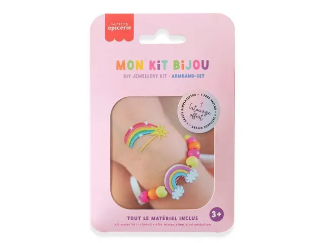 La Petite Epicerie Mon kit bijou regenboog armband knutselset