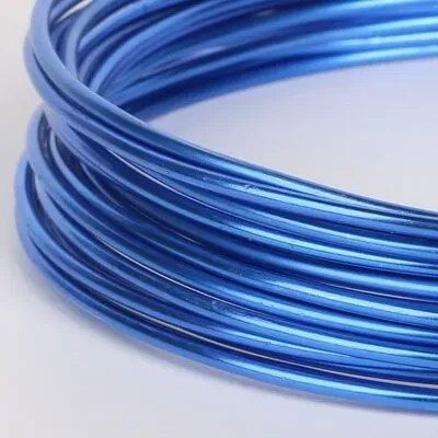 LTC-Leiden aluminiumdraad blauw 2 mm 5 meter