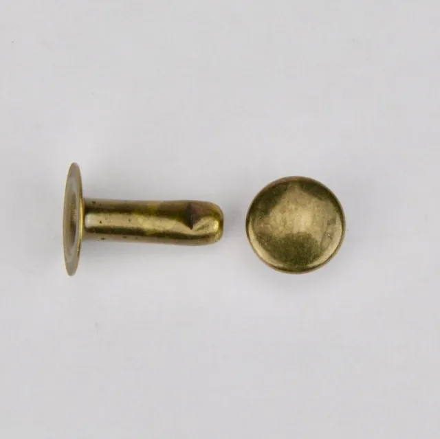 Leather House Holniet brass 33-10 old gold 50 stuks