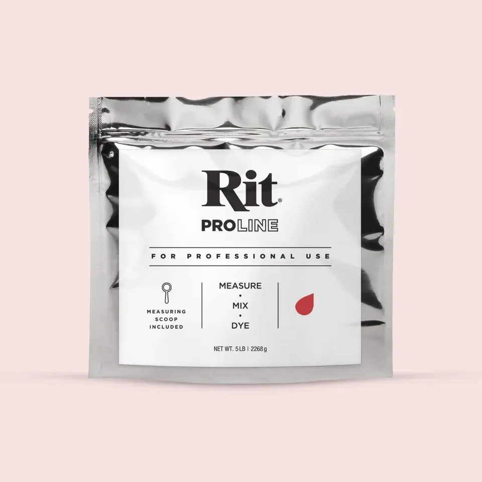 Rit Proline Scarlet textielverf poeder 5lb rood