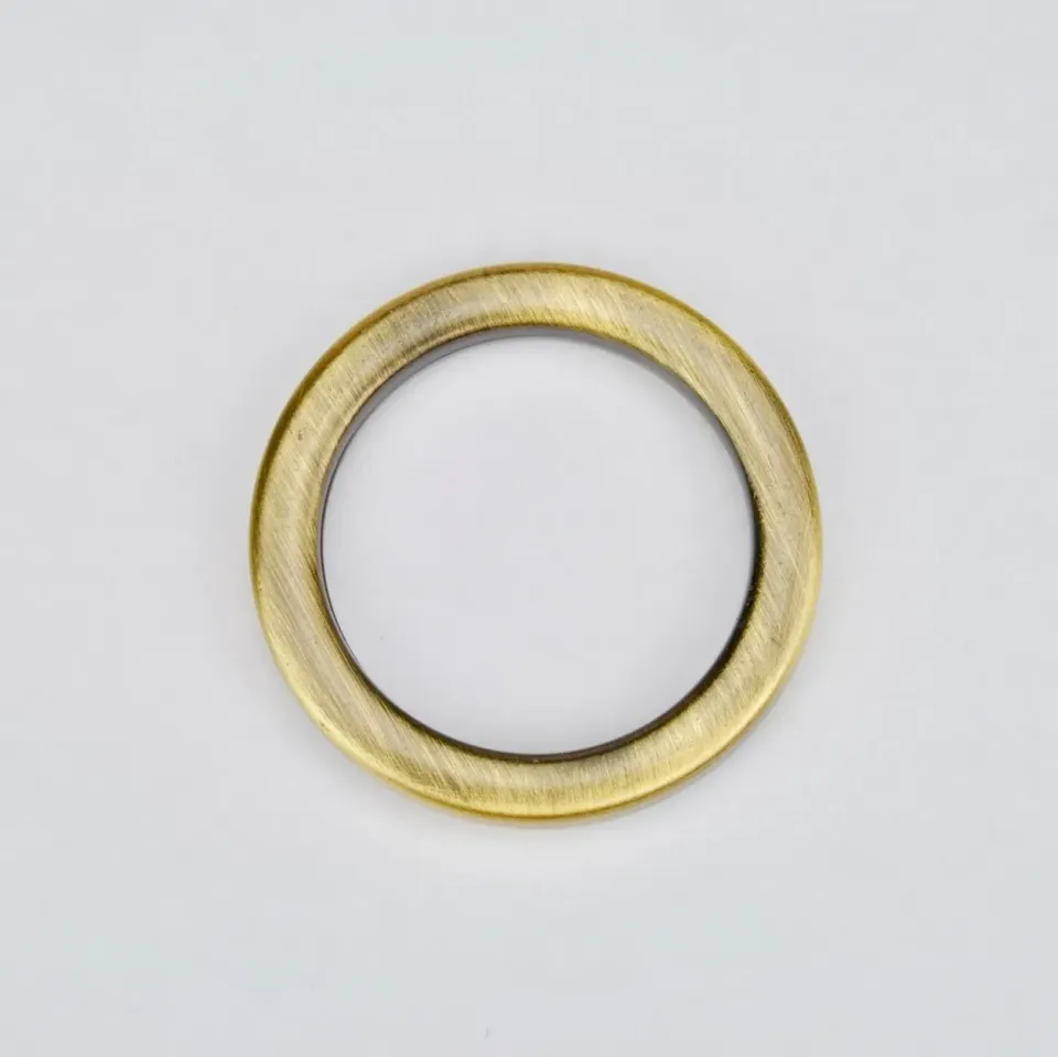 Leather House Koper 30 mm ring zwart per stuk