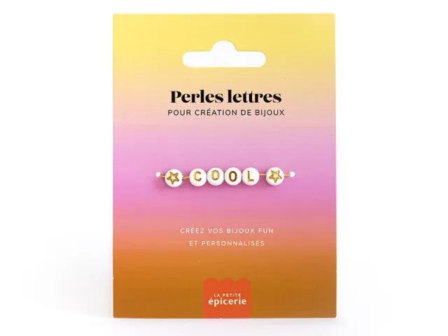 La Petite Epicerie Cool letterkralen wit goud