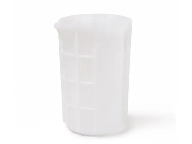 La Petite Epicerie maatbeker silicone 750 ml wit met schenktuit