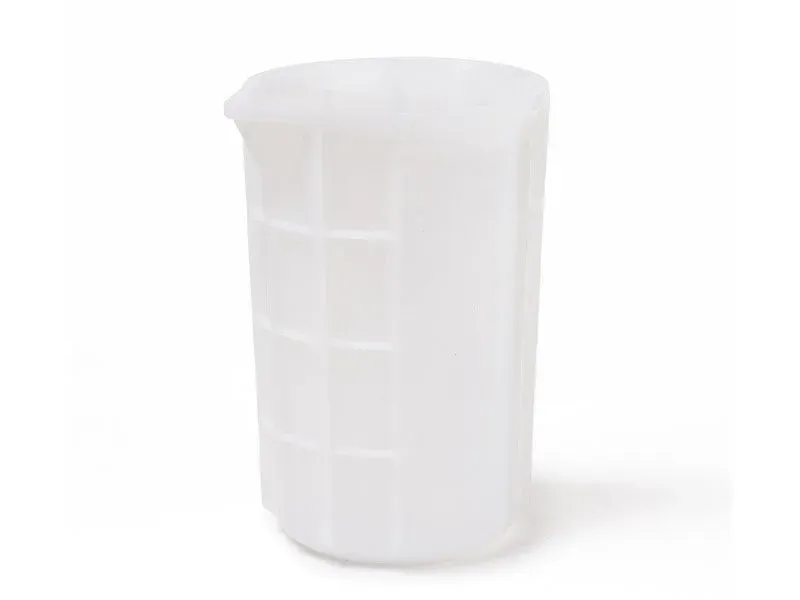 La Petite Epicerie maatbeker silicone 750 ml wit met schenktuit