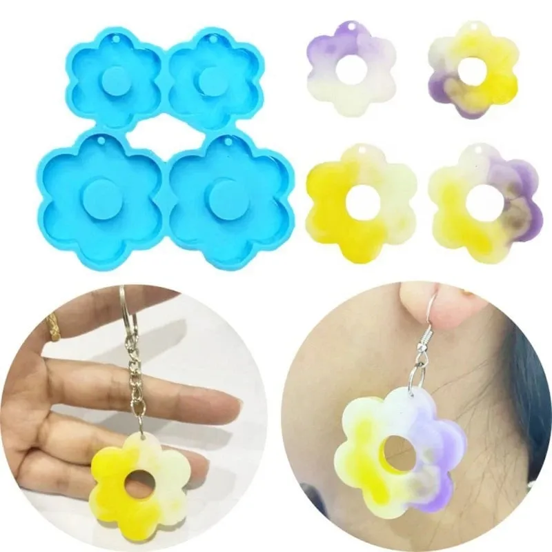 Bijounique Bloemen Set S-L Gietmal met Oogje