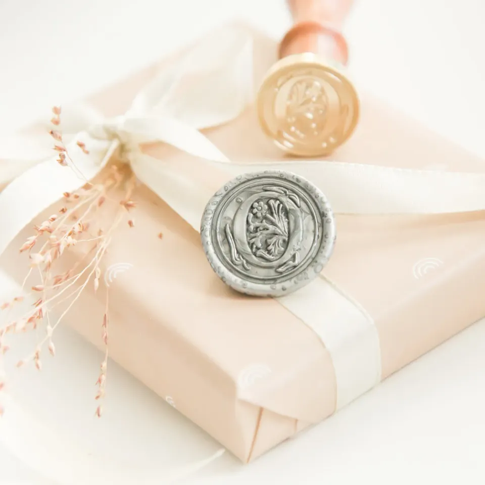 Jessy at Sea Letter O wax stempel 25 mm initiaal