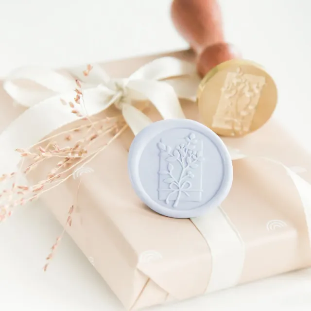 Jessy at Sea Dried Flowers 30mm wax stempel bloemen