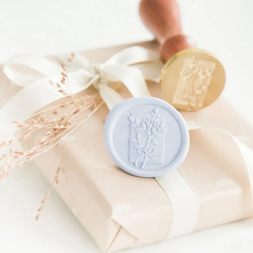 Jessy at Sea Dried Flowers 30mm wax stempel bloemen
