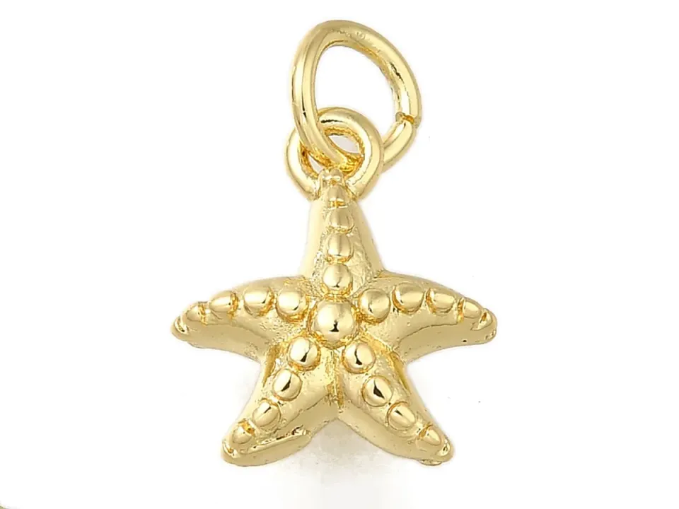 La Petite Epicerie mini zeester bedel goud per stuk