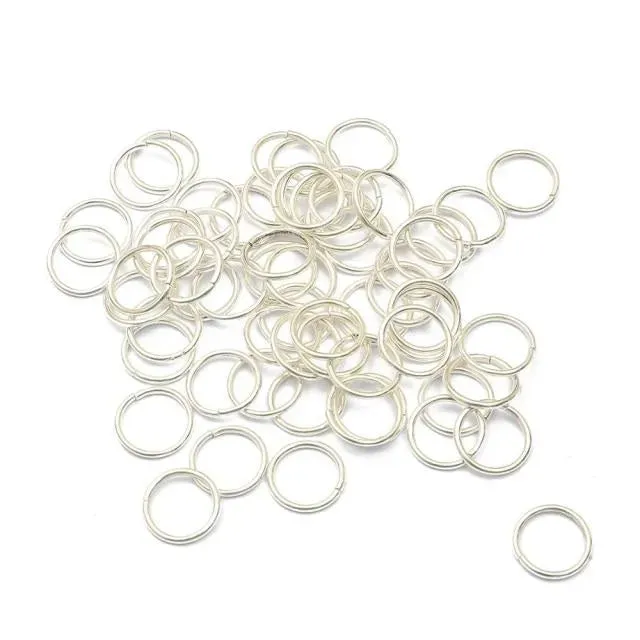 Bijounique montageringen goud 8 mm 25 stuks metaal