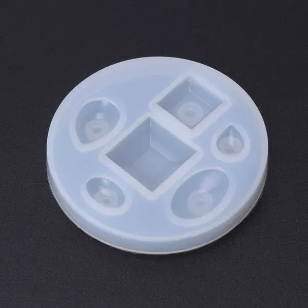 Bijounique 55 Cabochons diversen mal siliconen per stuk