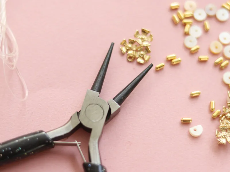 La Petite Epicerie rondbektang sieraden glitter rond