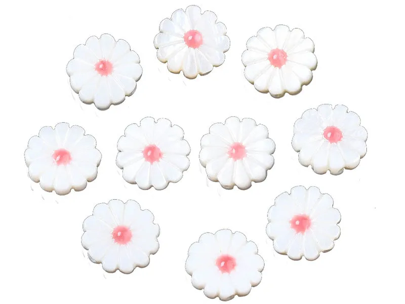 La Petite Epicerie Bloem kraal 12 mm koraal per stuk schelp