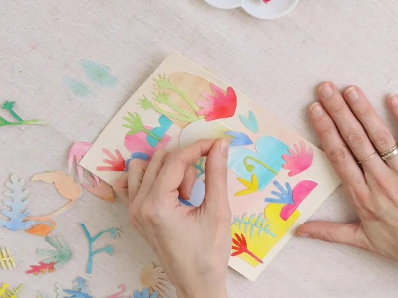 La Petite Epicerie Home Déco aquarel knutselset papier