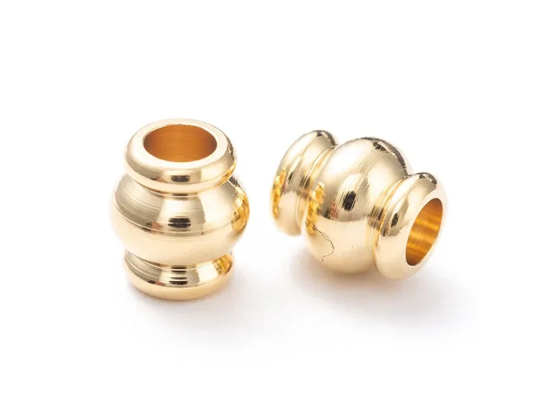 La Petite Epicerie tussen kralen kolom goud 20 stuks 6 mm