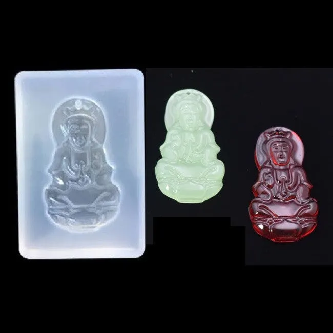 Bijounique 69 Guanyin II gietmal siliconen 40x60 mm