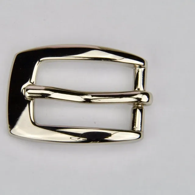 Leather House Buckle gesp zilver 15mm nikkel metaal