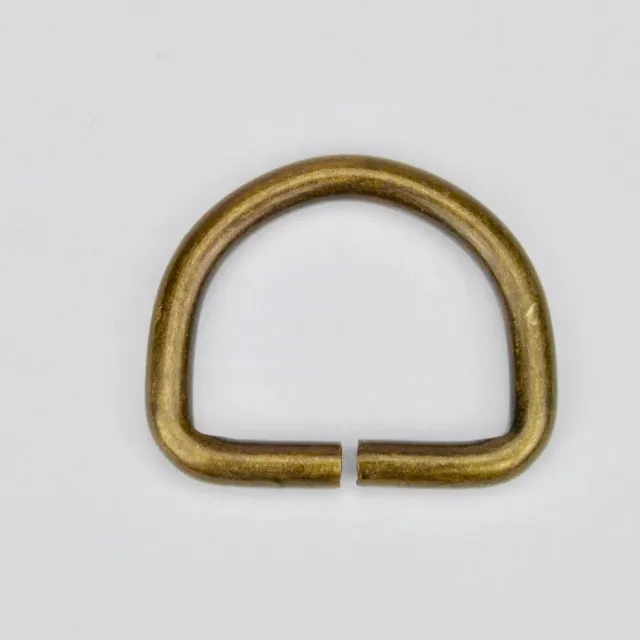 Leather House D-Ring Messing Oudgoud 22mm