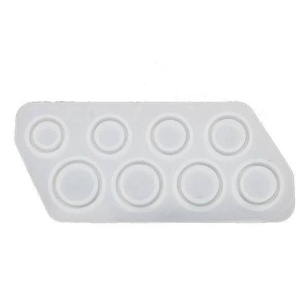 Bijounique 99 ringenmal siliconen 8 maten 15-22 mm
