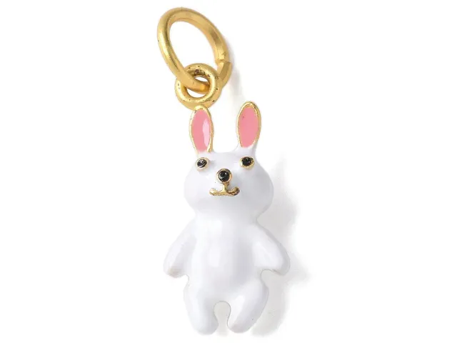 La Petite Epicerie Lapin 3D bedel konijn messing goud per stuk
