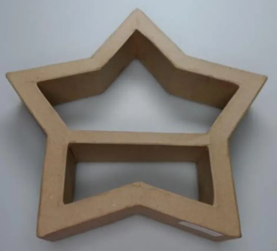 LTC-Leiden Eco Shape ster papier-maché 23 cm display