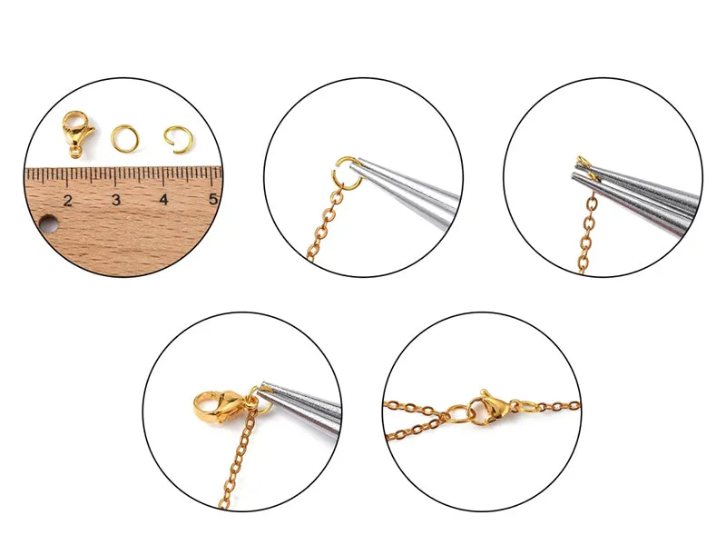 La Petite Epicerie Karabijnsluiting 11 mm Sluiting Goud 10 Stuks 24K