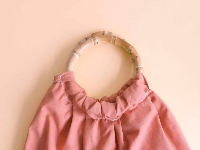 La Petite Epicerie Mercerie naaipakket tas katoen roze