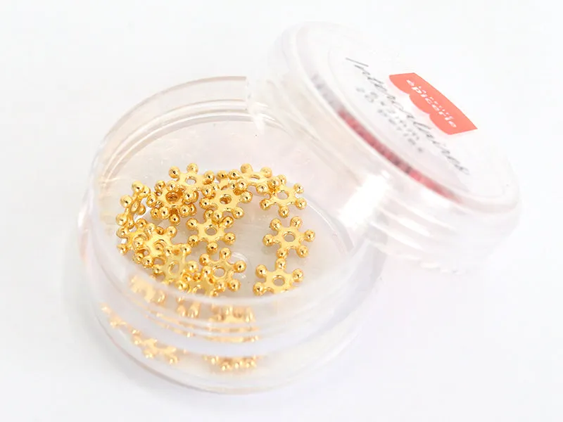 La Petite Epicerie Heishi Bloem 6x2mm kralen goud 20 stuks