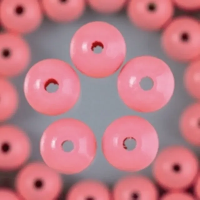 LTC-Leiden Houten kralen 4mm roze 135 stuks vernist
