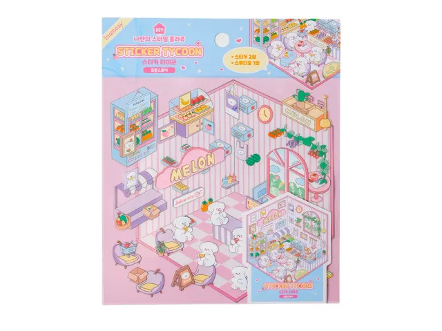 La Petite Epicerie Tycoon Fruit Store Stickers Herplakbaar Kawaii