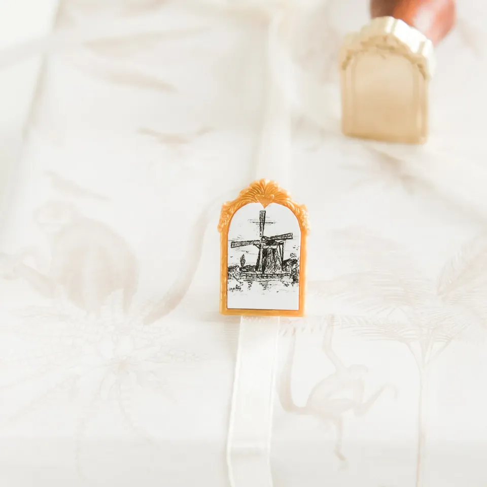 Jessy at Sea Frame Painting wax stempel 25 mm lijst