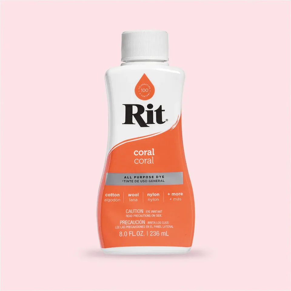 Rit All-Purpose Coral vloeibare textielverf koraalroze