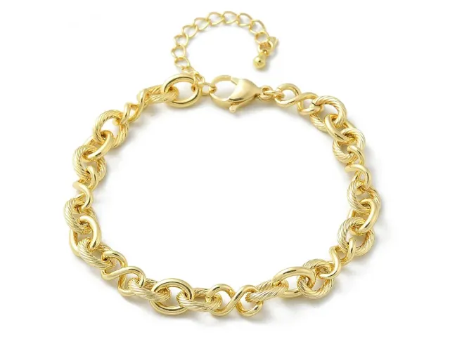 La Petite Epicerie Infini schakelarmband goud 20,6 cm