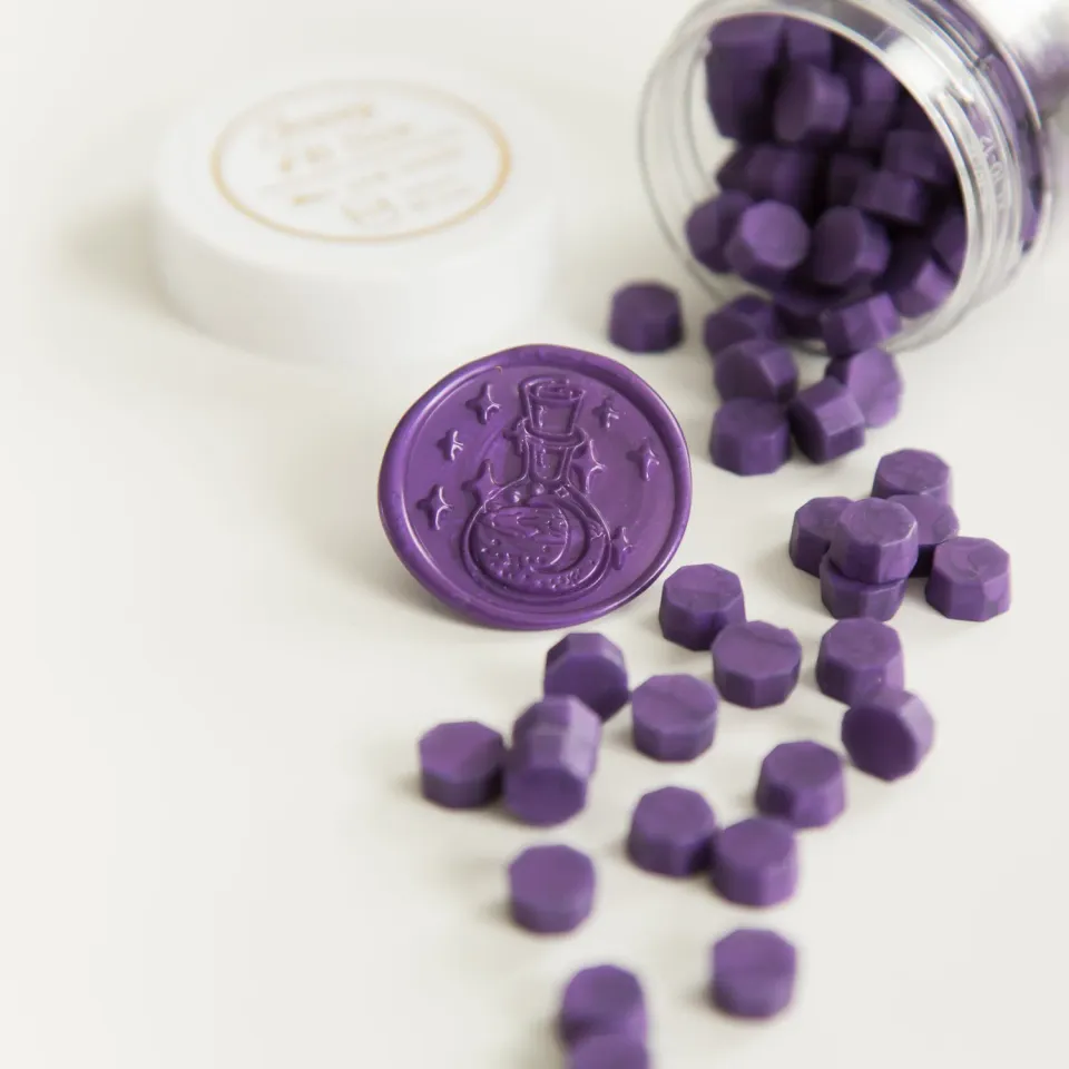 Jessy at Sea Purple zegelwas paars 100 stuks