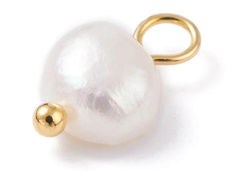 La Petite Epicerie parelhanger wit-goud 5 stuks