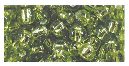 LTC-Leiden kraaltjes met zilveren kern 3,5 mm lichtgroen 20 gram