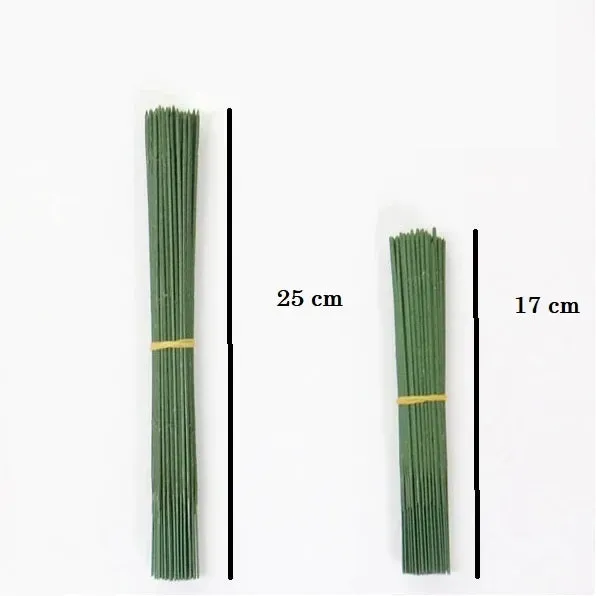 Bijounique Bloemstengels Groen 17 cm 15 Stuks