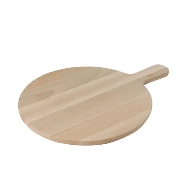 Astrid Brouwers ronde snijplank beukenhout 25 cm