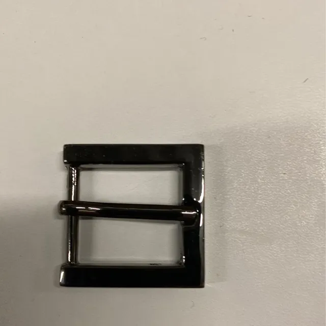 Leather House Buckle gesp zwart 20mm massief metaal