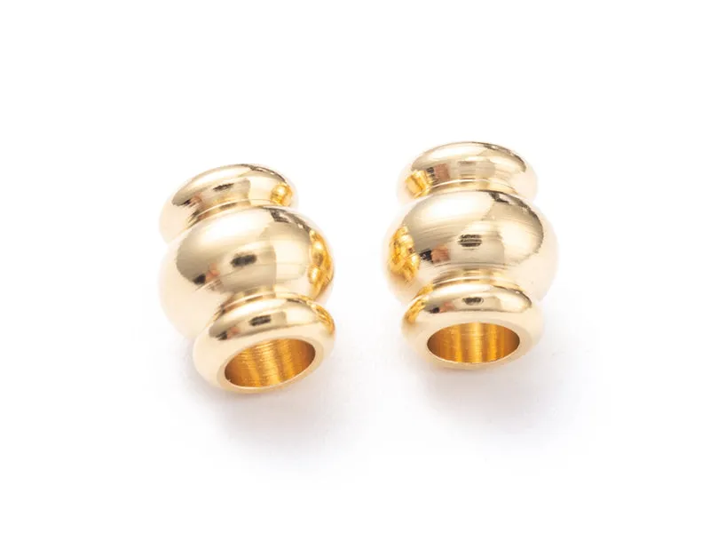 La Petite Epicerie tussen kralen kolom goud 20 stuks 6 mm