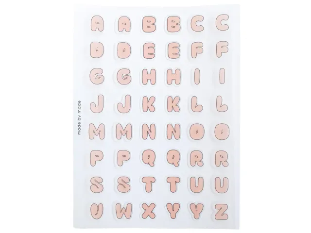 La Petite Epicerie Bubble Rose letterstickers roze