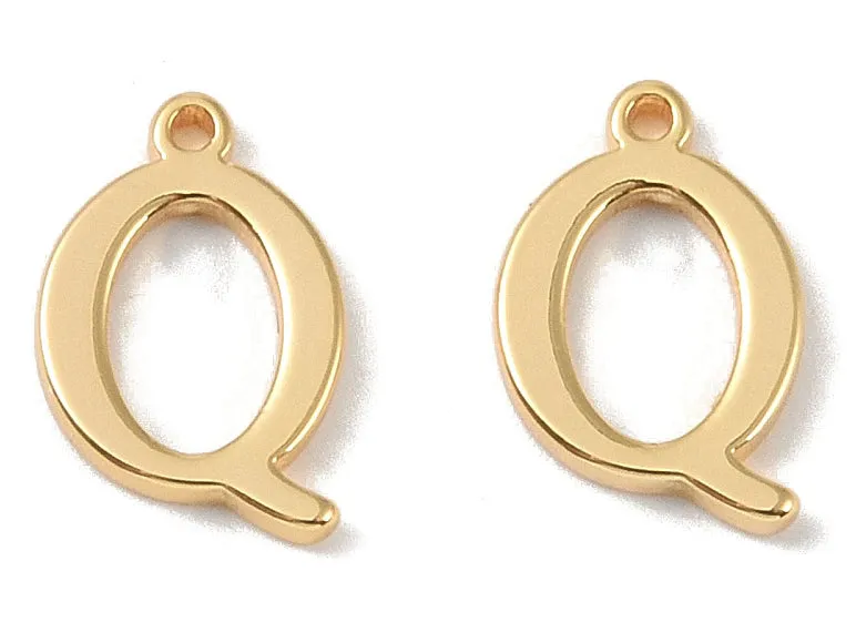 La Petite Epicerie Letter Q Bedel Goud Per Stuk
