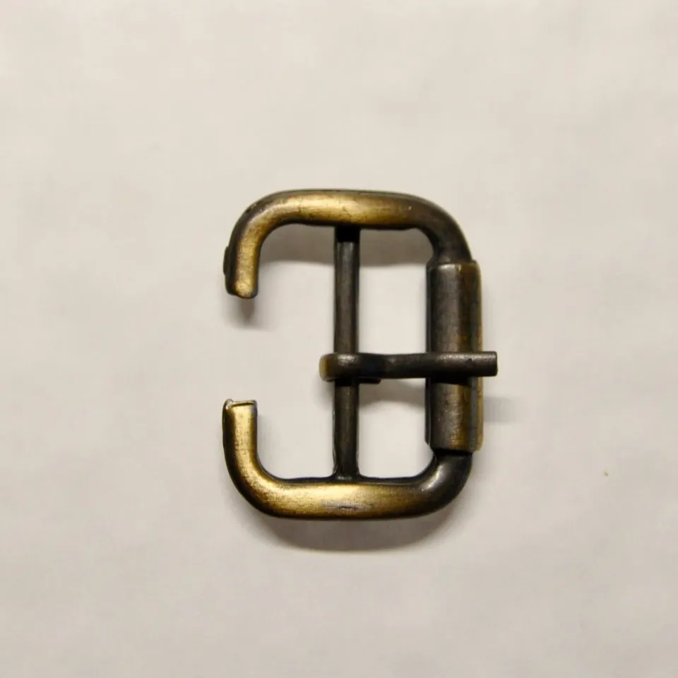 Leather House Gesp brass 25mm riemgesp old gold