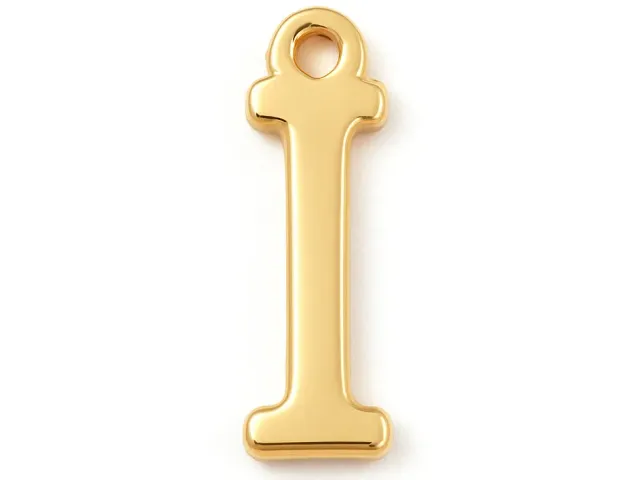 La Petite Epicerie letter I bedel goud per stuk 10 mm