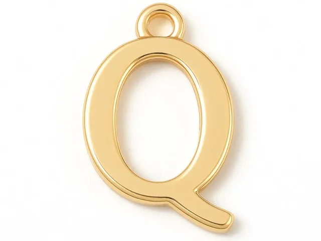 La Petite Epicerie Letter Q Bedel Goud Per Stuk