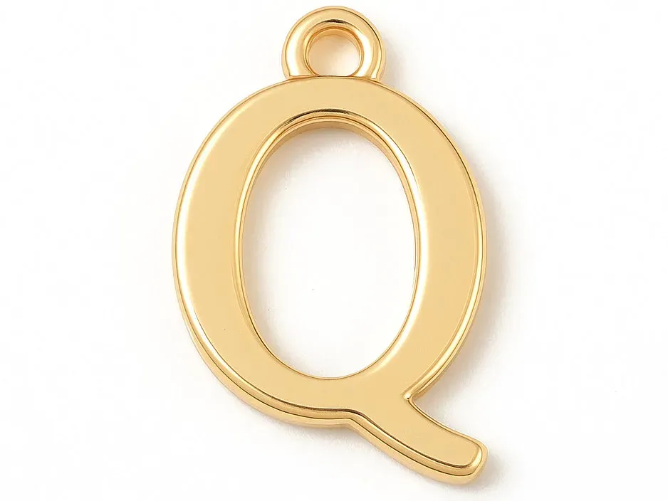 La Petite Epicerie Letter Q Bedel Goud Per Stuk